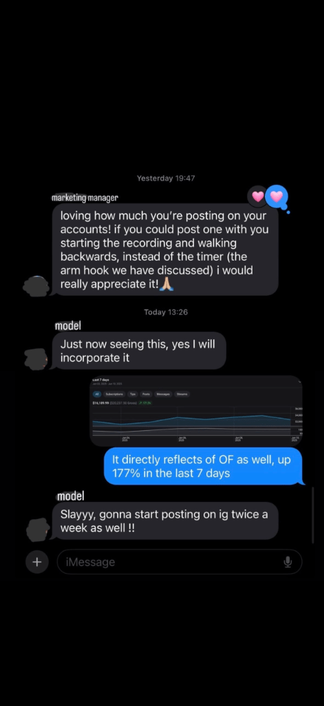 Client message